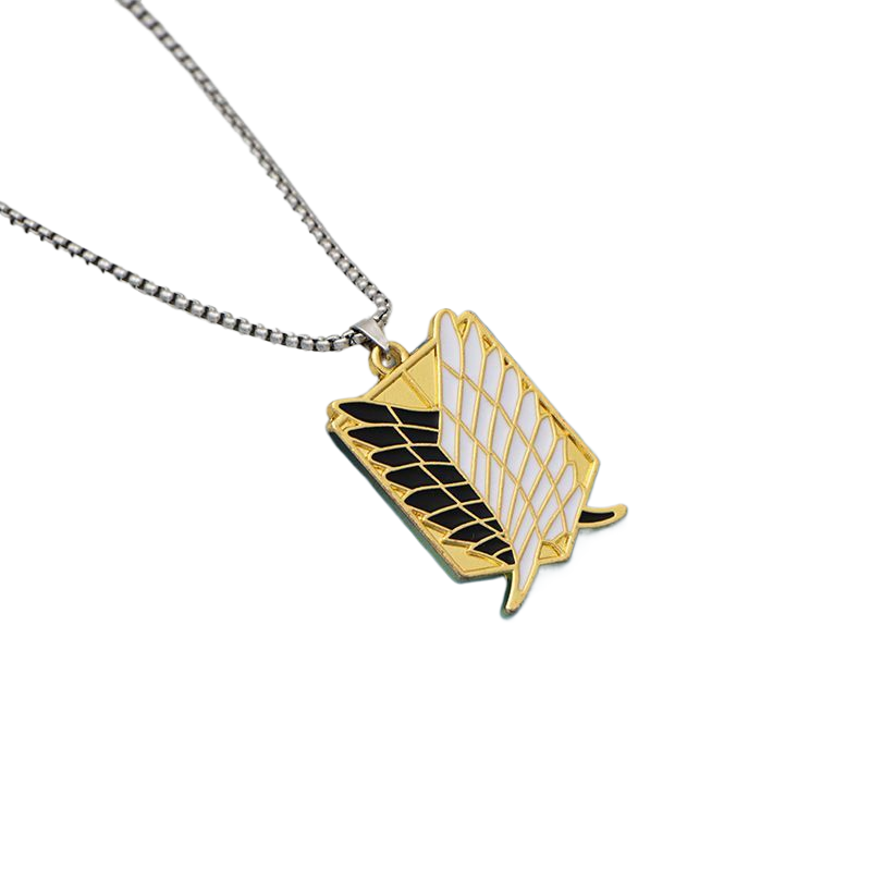 Attack on Titan Wings of Freedom Alloy Necklace Brooch Keychain