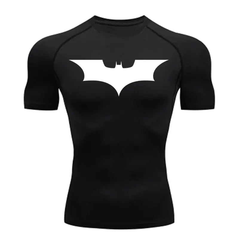 Men's Compression Short Sleeve Sports T-Shirt for Running