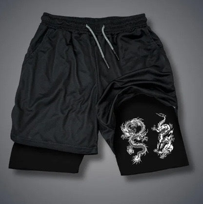 Printed Sports Shorts