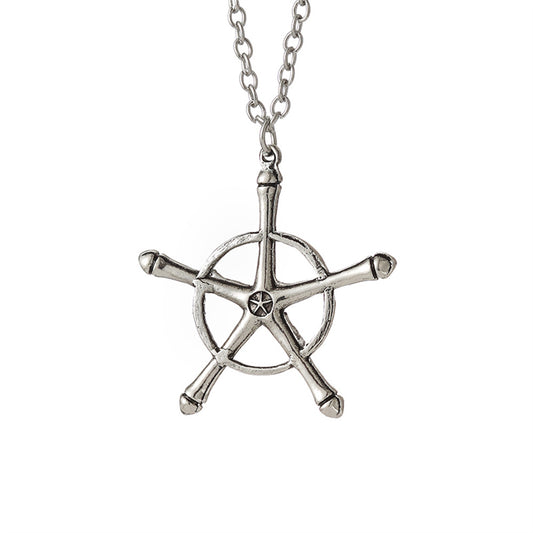 Anime Character Zinc Alloy Pendant Necklace