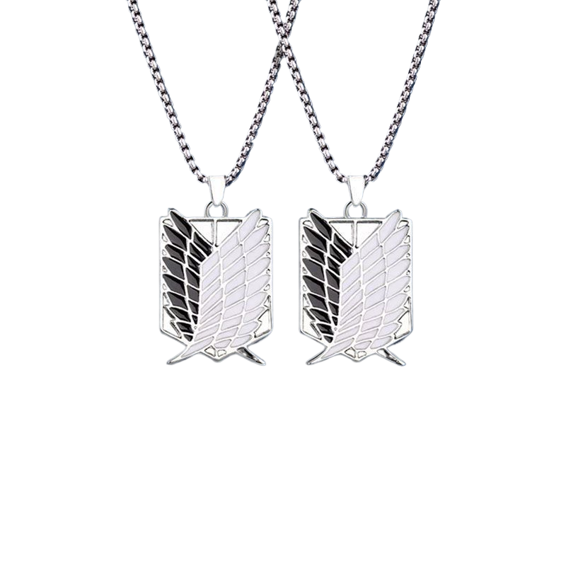 Attack on Titan Wings of Freedom Alloy Necklace Brooch Keychain