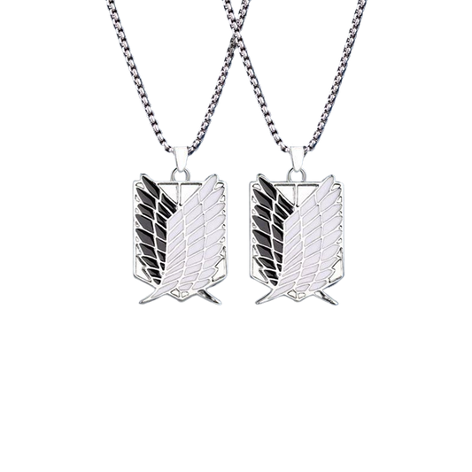 Attack on Titan Wings of Freedom Alloy Necklace Brooch Keychain