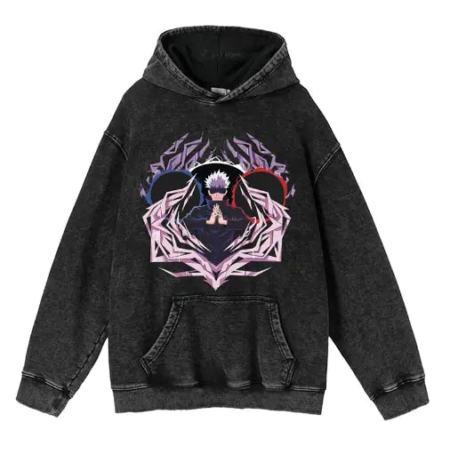 Vintage Berserk Knight Hoodie - Anime Print Sweatshirt