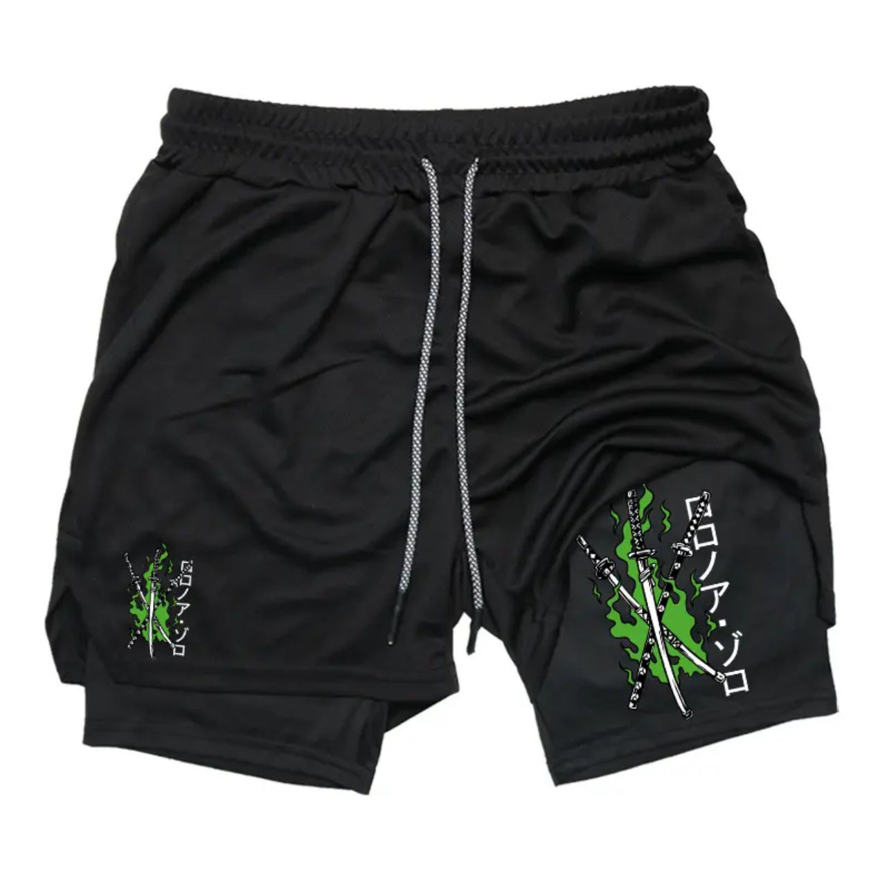 Animated Print Sports Shorts