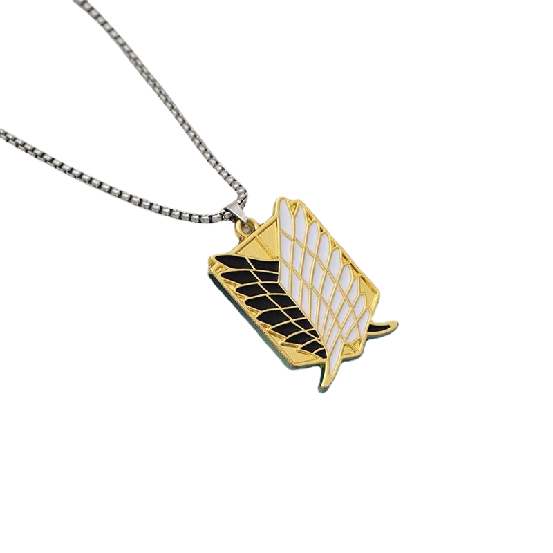 Attack on Titan Wings of Freedom Alloy Necklace Brooch Keychain