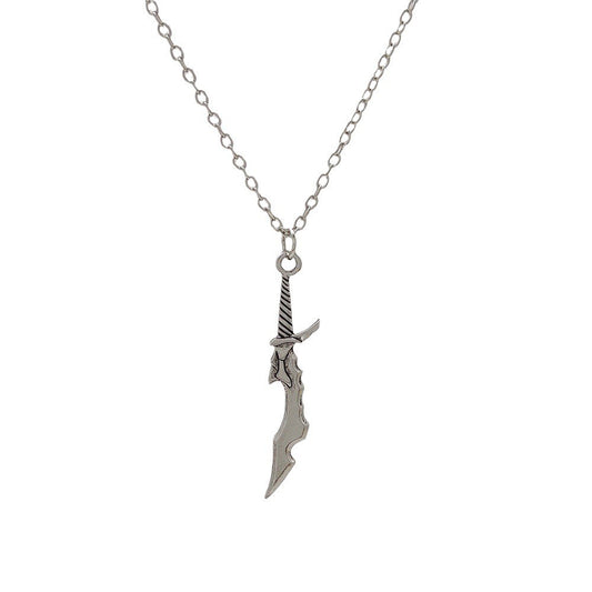 Anime Weapon Model Short Blade Necklace Pendant