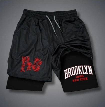 Printed Sports Shorts