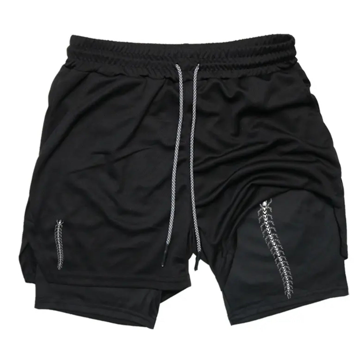 Animated Print Sports Shorts